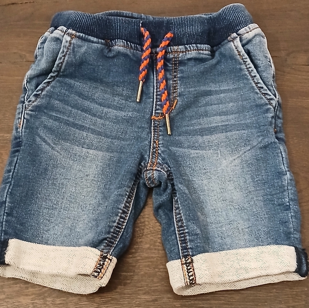 Joe's Jeans Boy's Dark Denim Shorts Adjustable Waist Size: 5 Kids